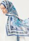 IMANNOOR أزرق - منمق - شالات